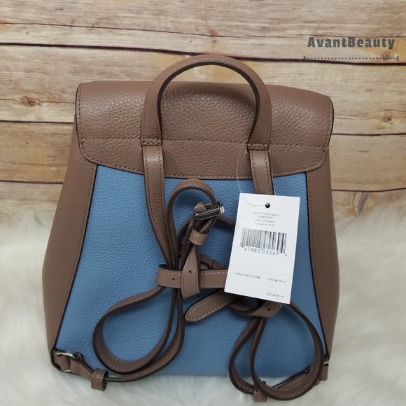 Kate Spade Medium Flap Backpack Colorblock Blue main image 4